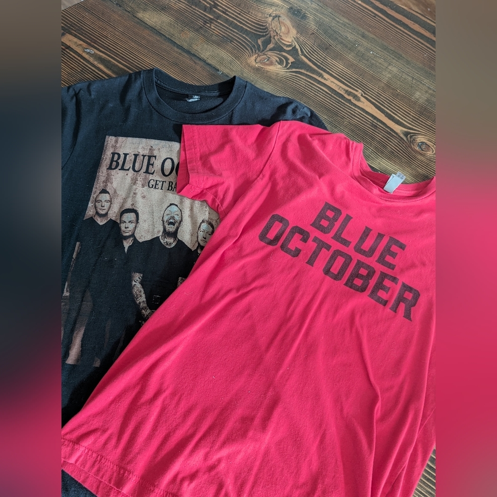 Blue October band tees small
